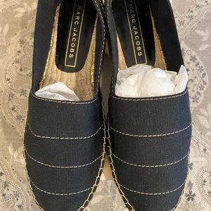 NIB Marc Jacobs Sienna Espadrille Flat Black 8/38